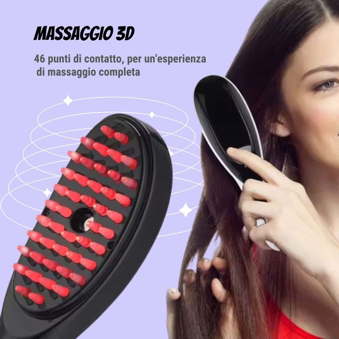 HairPulse Pro™ - Spazzola massaggiatrice